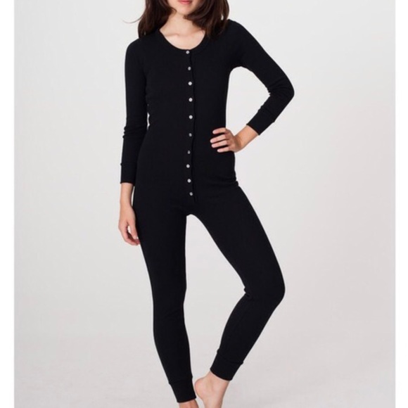 American Apparel Other - ❄️New - American Apparel Rib Henley One-Piece